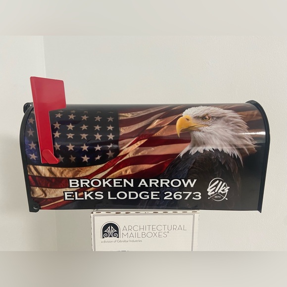 Patriotic Custom Mailboxes. Add your name & address optional. Trusted seller. - Picture 1 of 8